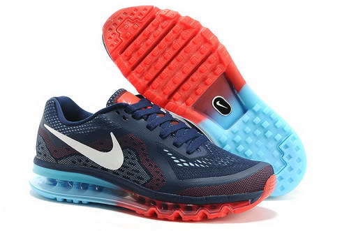 Mens Nike Air Max 2014 Blue Red Outlet